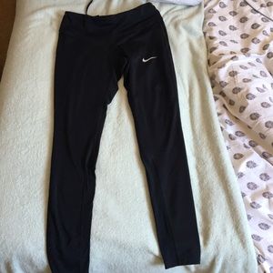 Nike leggings with mesh panels